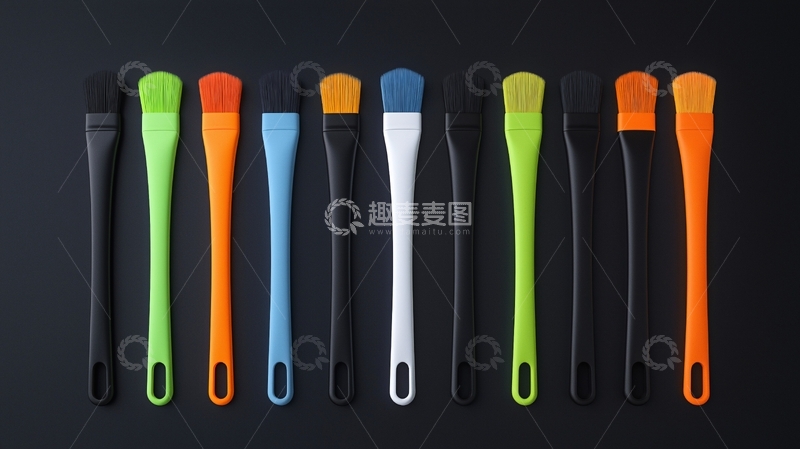 高清大图下载【趣麦麦图】彩色硅胶刷