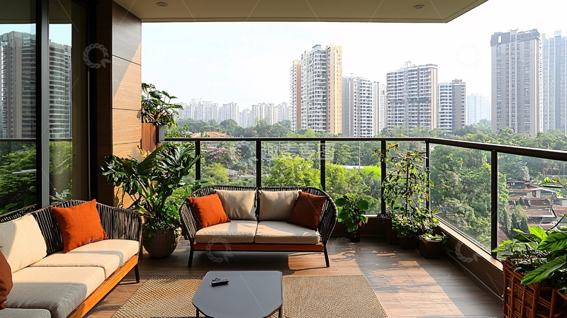 高清大图下载【趣麦麦图】阳台景观