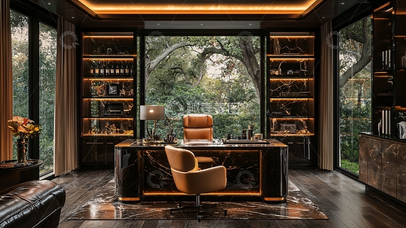 高清大图下载【趣麦麦图】豪华办公室