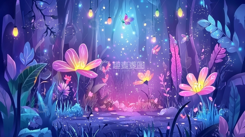 高清大图下载【趣麦麦图】梦幻森林