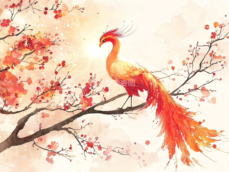 高清大图下载【趣麦麦图】火凤凰