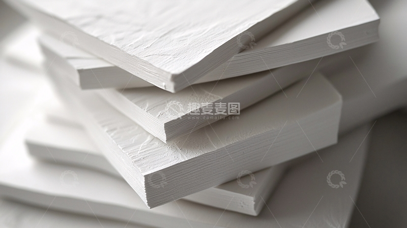 高清大图下载【趣麦麦图】堆叠的白色瓷砖