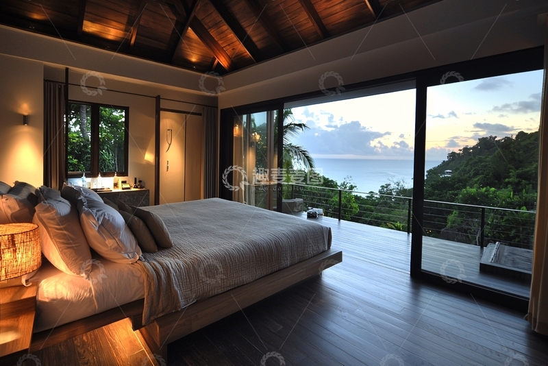 高清大图下载【趣麦麦图】海景卧室