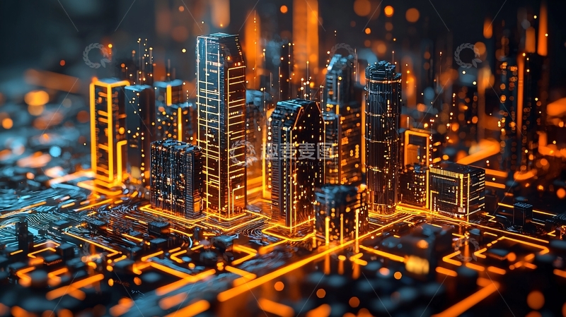 高清大图下载【趣麦麦图】未来都市