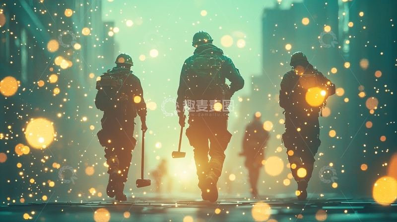 高清大图下载【趣麦麦图】未来战士