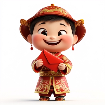 可爱卡通中国风宝宝