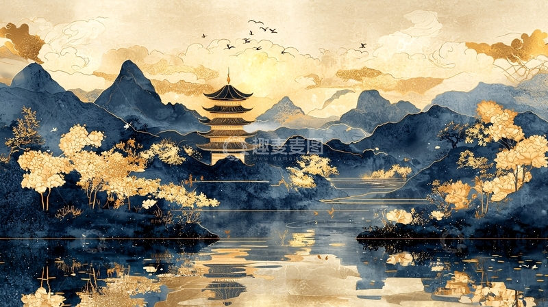 高清大图下载【趣麦麦图】水墨画