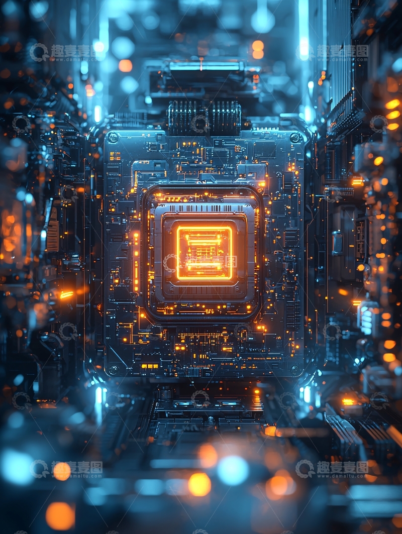 高清大图下载【趣麦麦图】芯片特写
