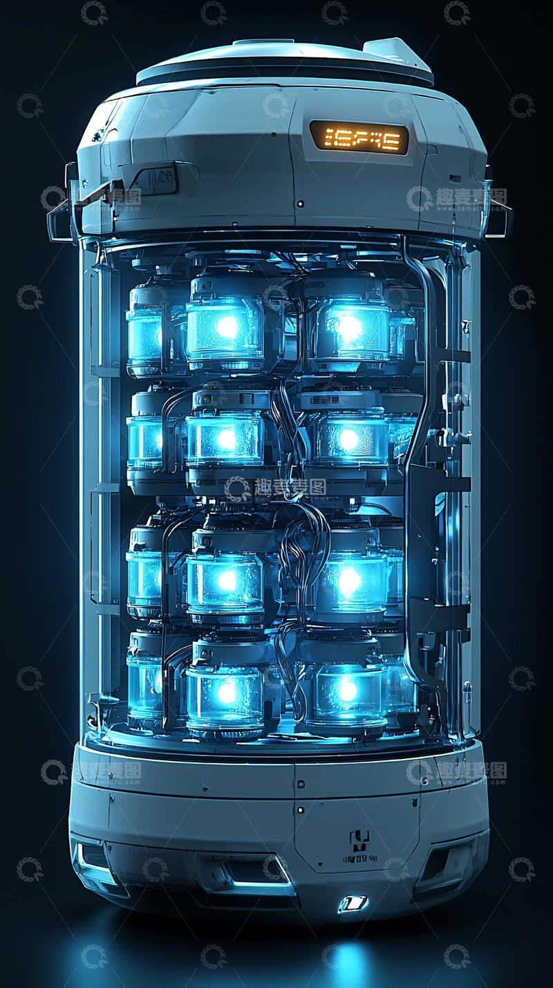 高清大图下载【趣麦麦图】科幻风格能量容器