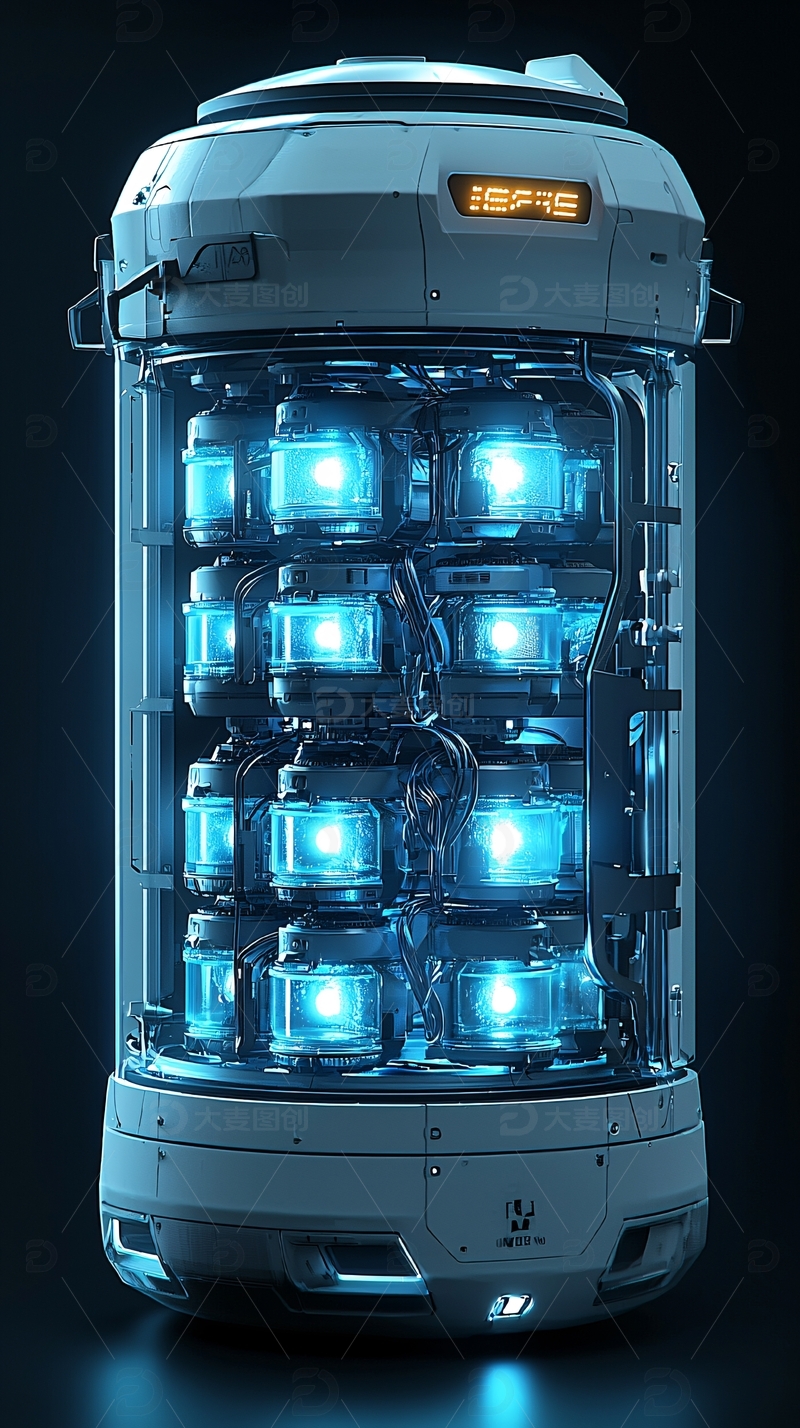 科幻风格能量容器