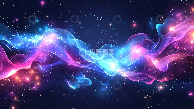 高清大图下载【趣麦麦图】梦幻宇宙星云