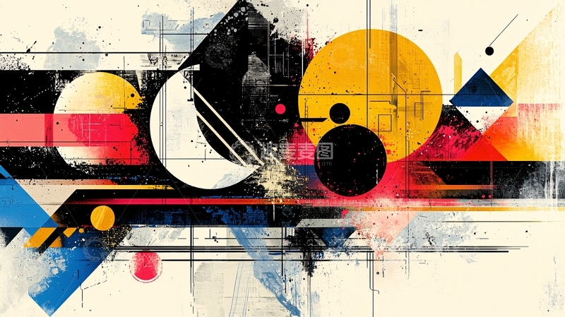 高清大图下载【趣麦麦图】抽象几何图形