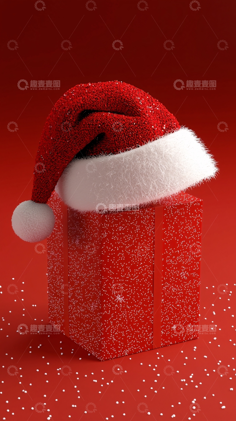 高清大图下载【趣麦麦图】圣诞帽