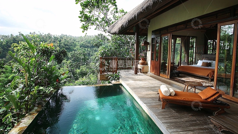 高清大图下载【趣麦麦图】私家泳池别墅