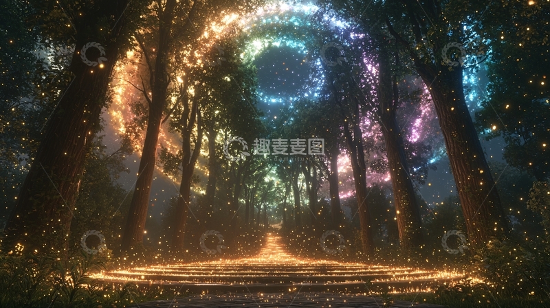 高清大图下载【趣麦麦图】梦幻森林