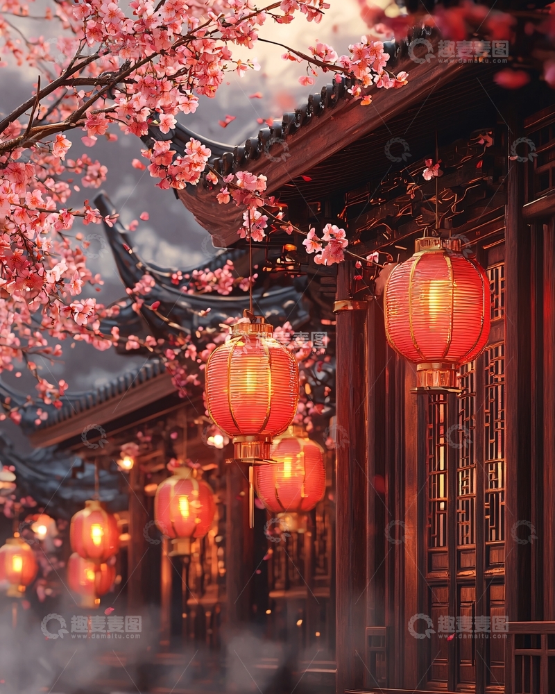 高清大图下载【趣麦麦图】中式建筑