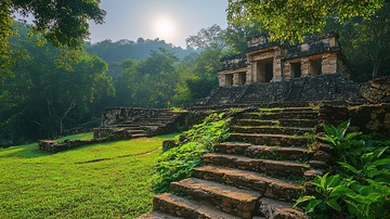 丛林中的玛雅遗址