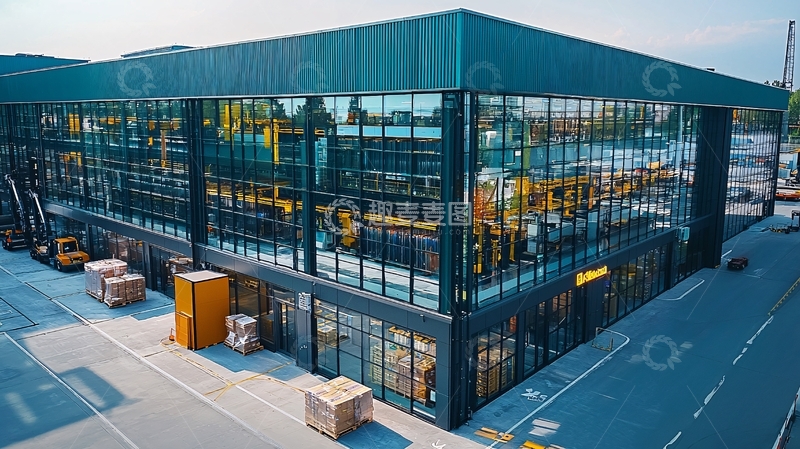 高清大图下载【趣麦麦图】现代工业建筑外观