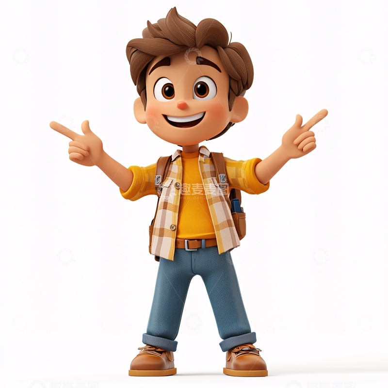 卡通男孩