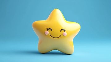 可爱卡通星星
