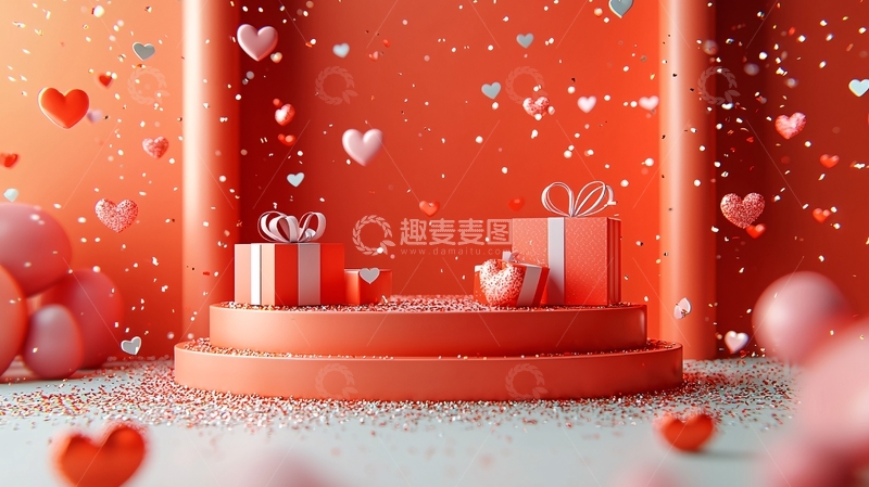 高清大图下载【趣麦麦图】情人节浪漫场景
