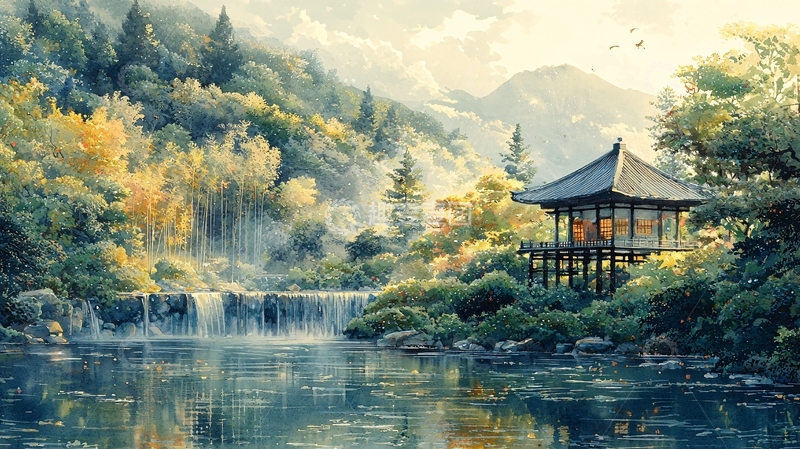 高清大图下载【趣麦麦图】山水田园风光6