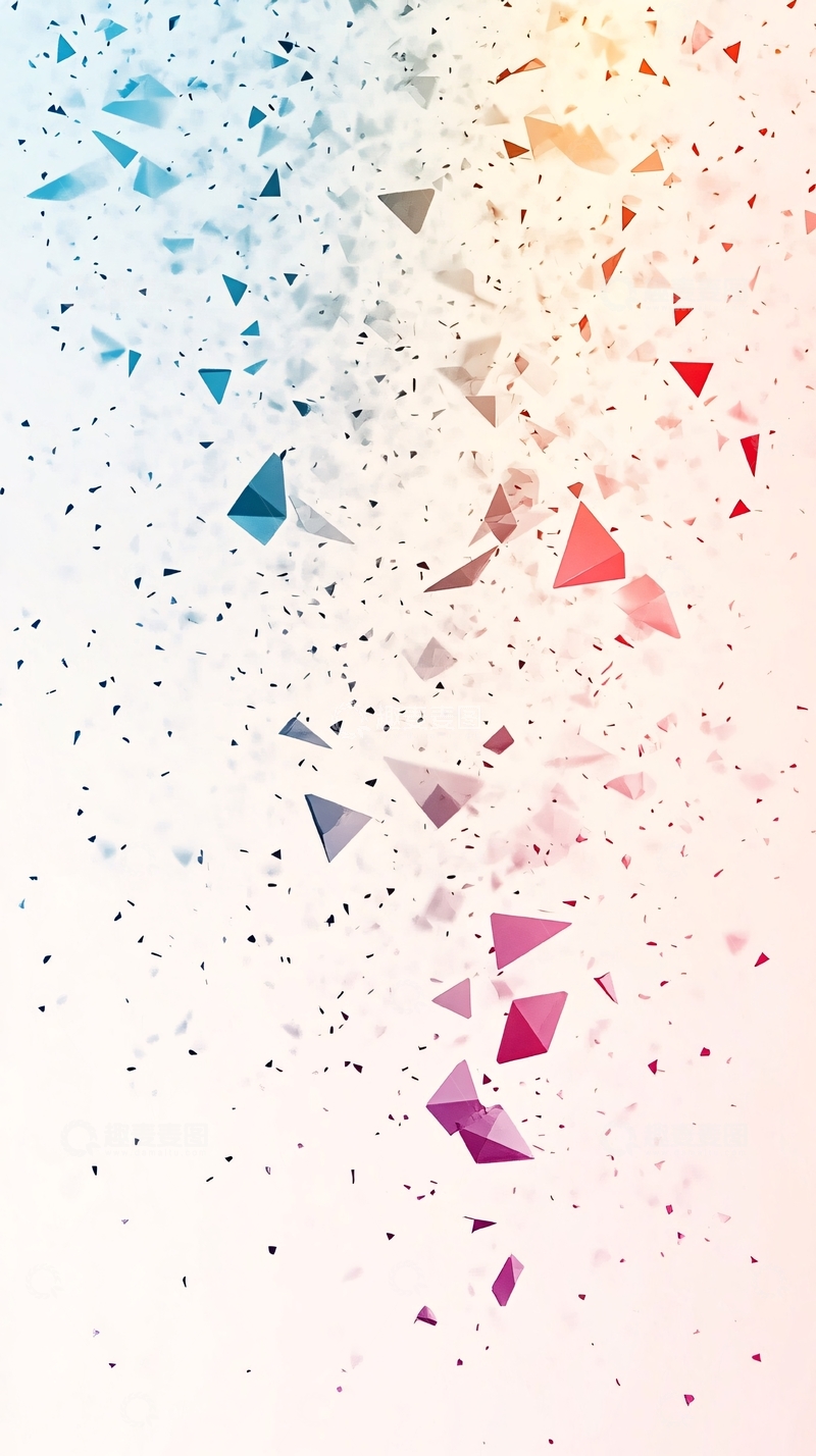 高清大图下载【趣麦麦图】彩色碎片