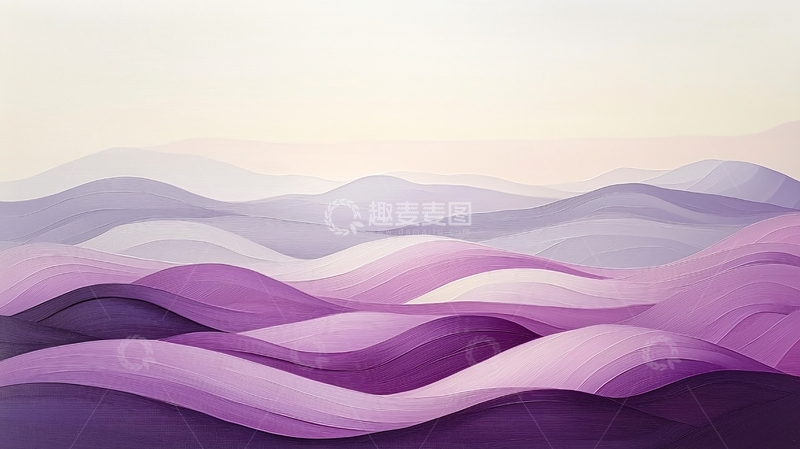 高清大图下载【趣麦麦图】紫色山峦