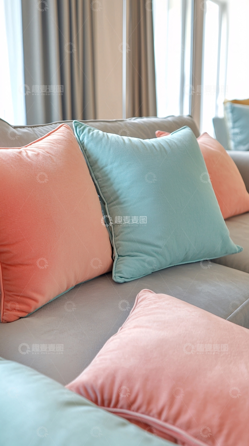 高清大图下载【趣麦麦图】沙发靠枕
