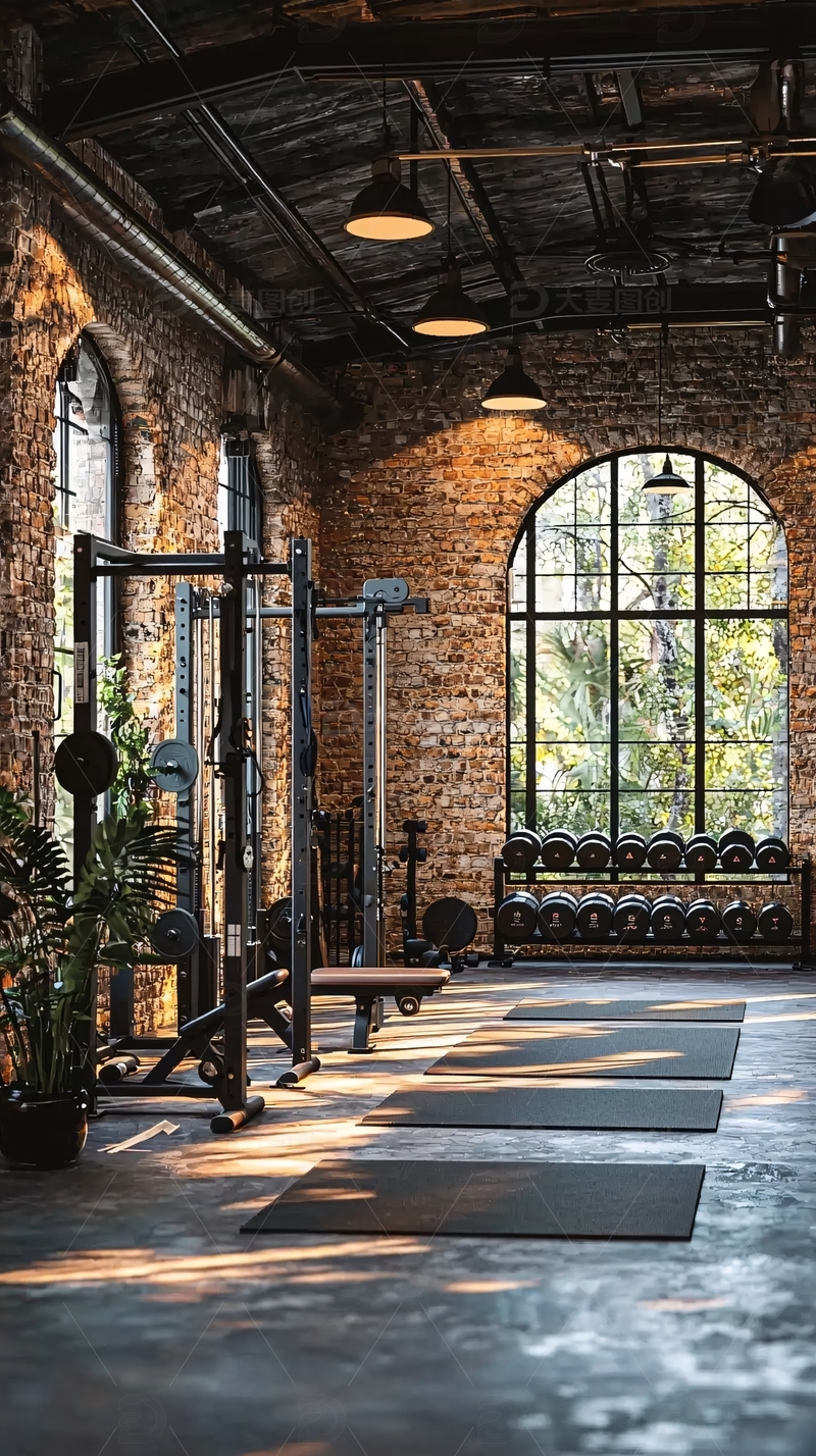 复古工业风健身房
