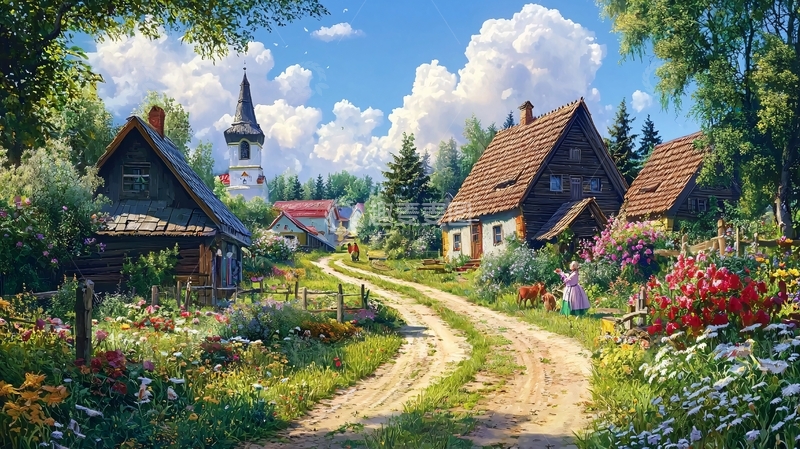 高清大图下载【趣麦麦图】田园风光96