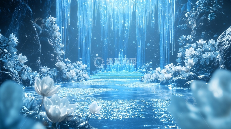 高清大图下载【趣麦麦图】冰雪奇缘般的梦幻场景