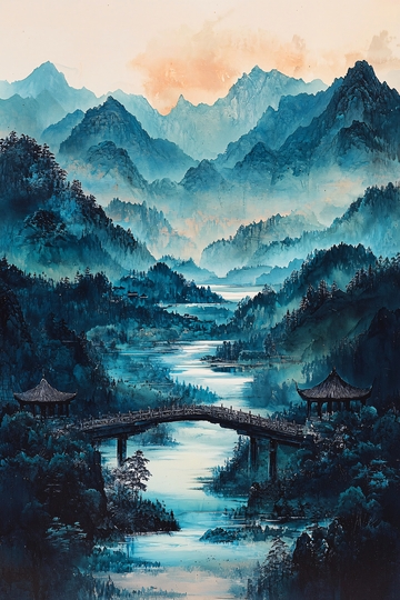 水墨山水画224