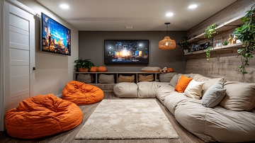 温馨舒适的家庭影院