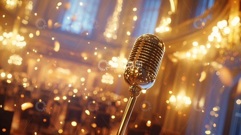 高清大图下载【趣麦麦图】舞台麦克风