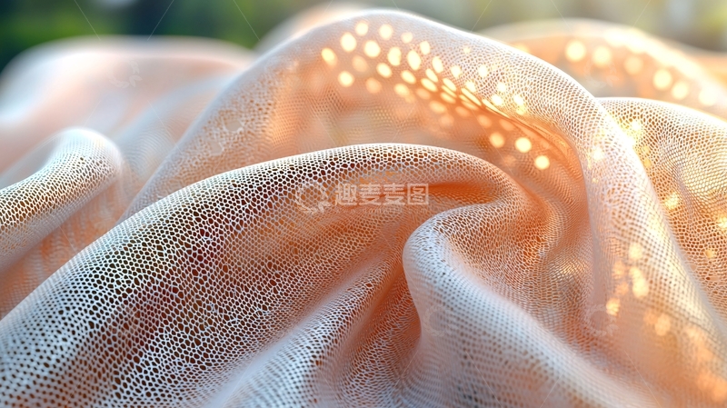高清大图下载【趣麦麦图】柔和透光镂空面料