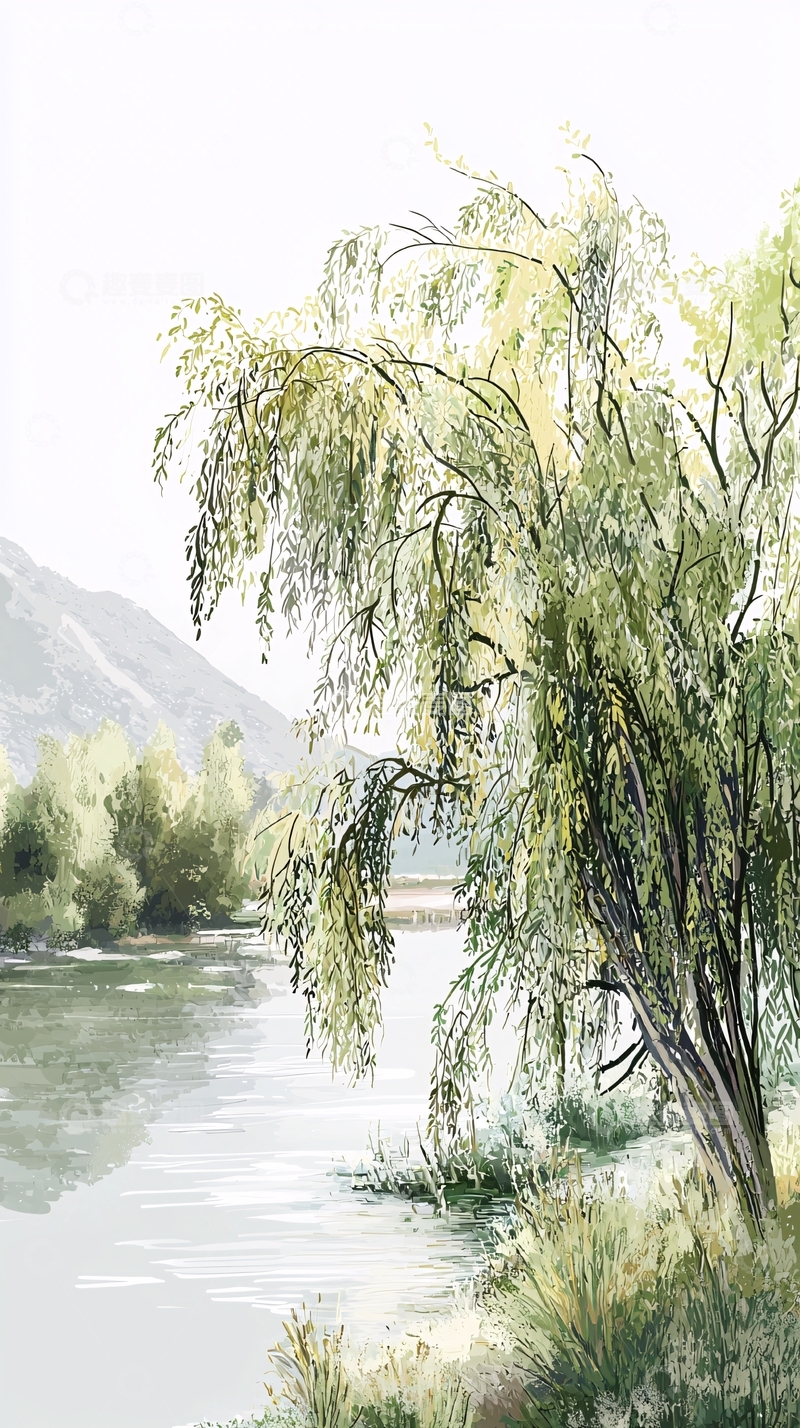 高清大图下载【趣麦麦图】水墨画