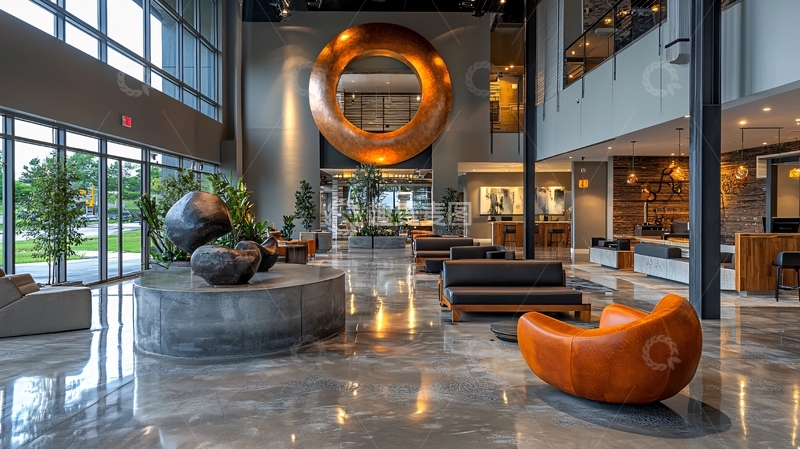 高清大图下载【趣麦麦图】现代化大堂室内设计