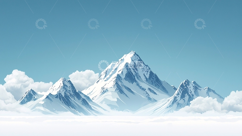 高清大图下载【趣麦麦图】雪山