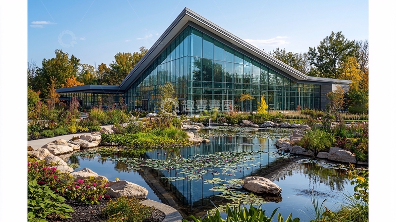 高清大图下载【趣麦麦图】现代玻璃建筑