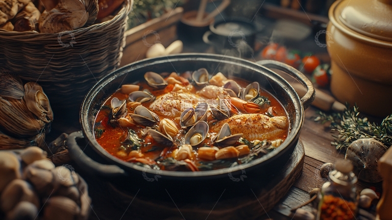 高清大图下载【趣麦麦图】美味海鲜汤