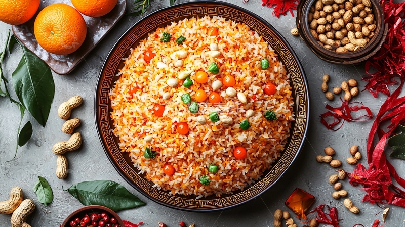 高清大图下载【趣麦麦图】过年年夜饭菜肴