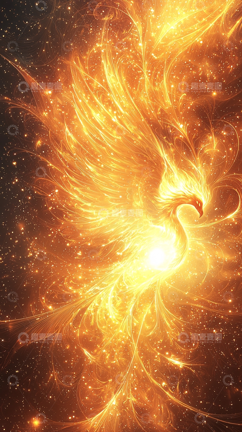 高清大图下载【趣麦麦图】火凤凰