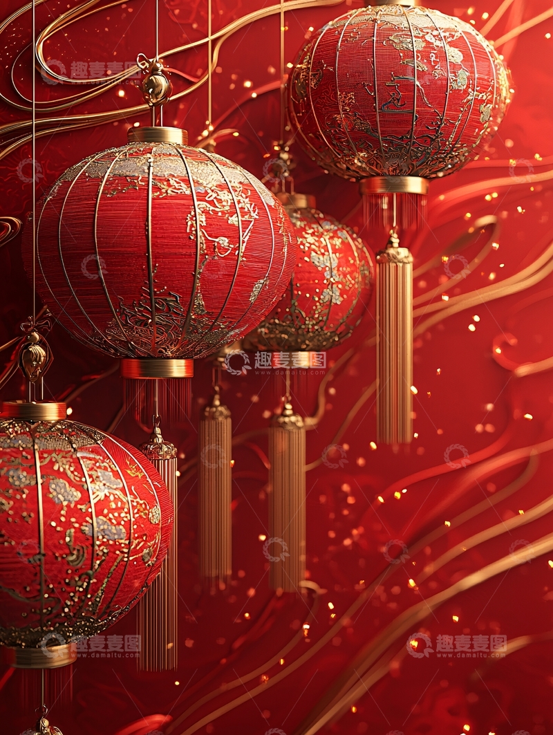 高清大图下载【趣麦麦图】红灯笼