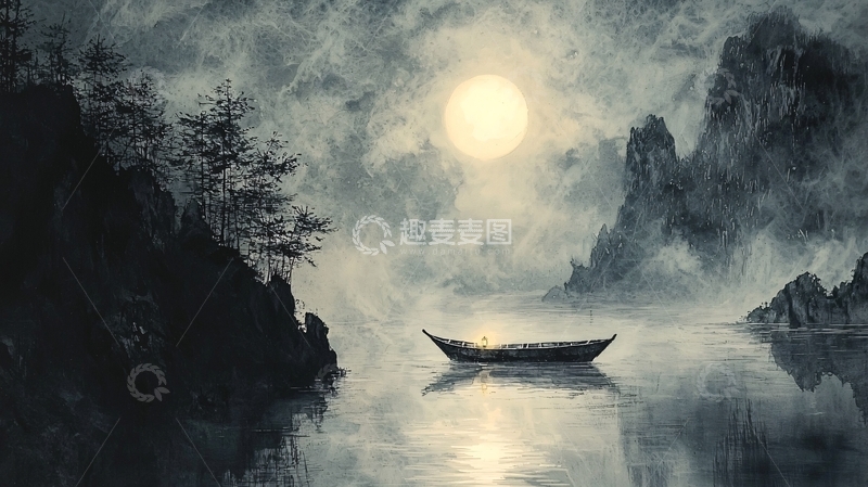 高清大图下载【趣麦麦图】水墨画