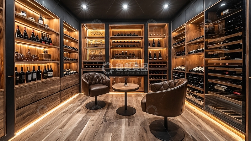 高清大图下载【趣麦麦图】豪华酒窖