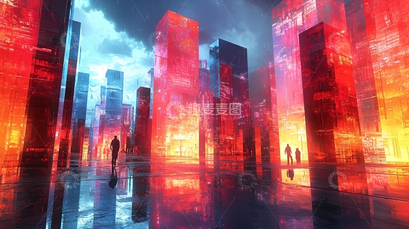 高清大图下载【趣麦麦图】未来都市