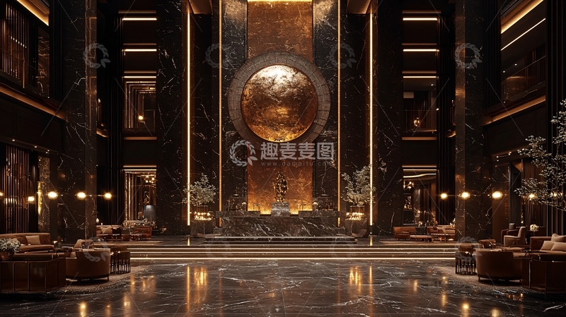 高清大图下载【趣麦麦图】豪华酒店大堂
