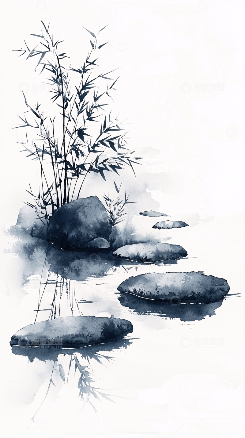 高清大图下载【趣麦麦图】水墨画