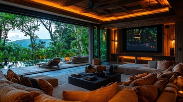 奢华别墅家庭影院